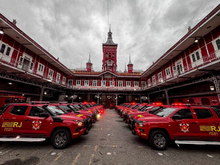 Corpo de Bombeiros do Rio reforça frota com 35 novas viaturas de resposta rápida