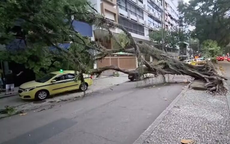 Transporte público no Rio de Janeiro: circulação normalizada após ventania