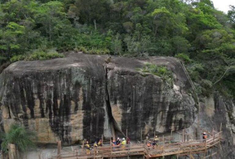 Obras de contenção de encostas no Rio: cidade recebe R$ 688 milhões